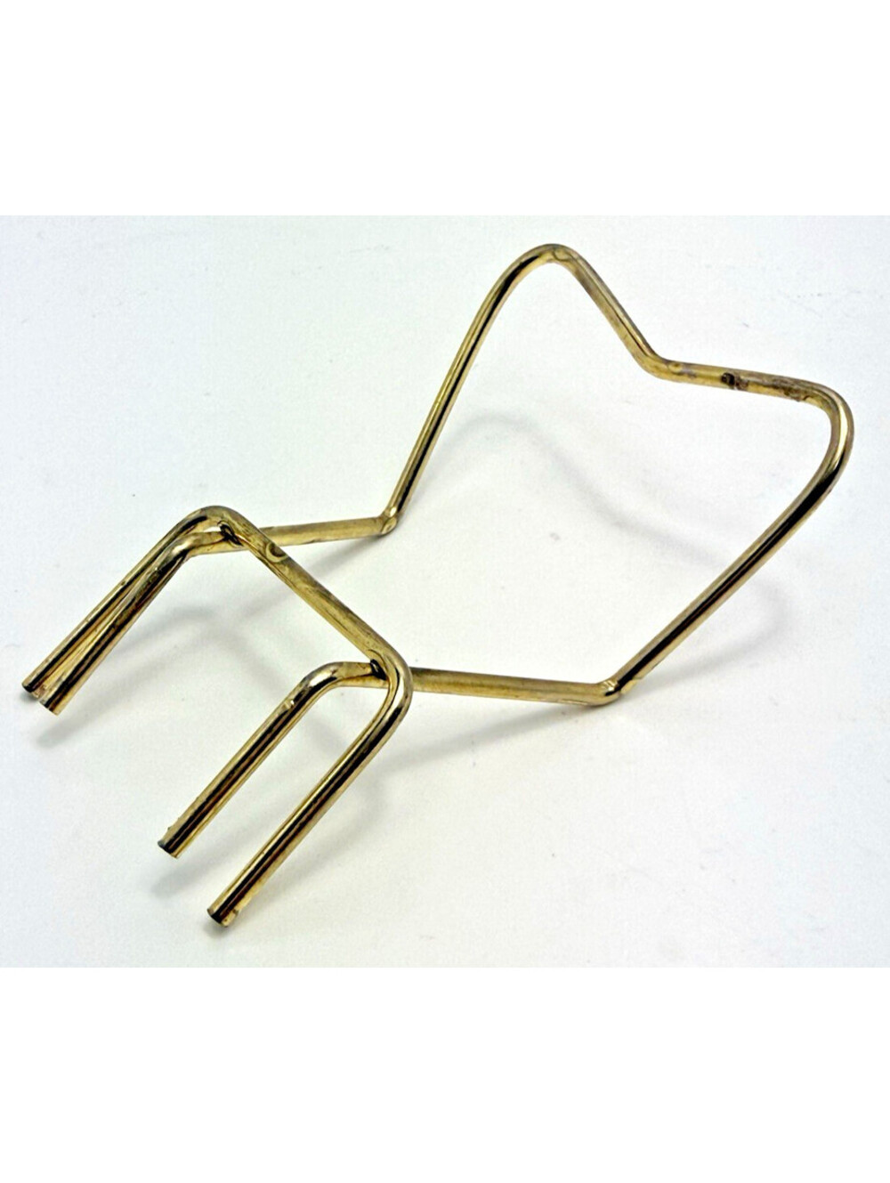 Vtg Chip Dip Gold Metal Bracket Bowl Holder Clip ONLY